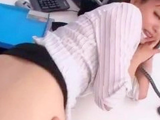 My Horny Asian Wife's Naughty Office Romp with the Boss