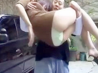 Nipponese Mature Slut Surprises Hubby with Public Fucking with Unknown Man in Tokyo.